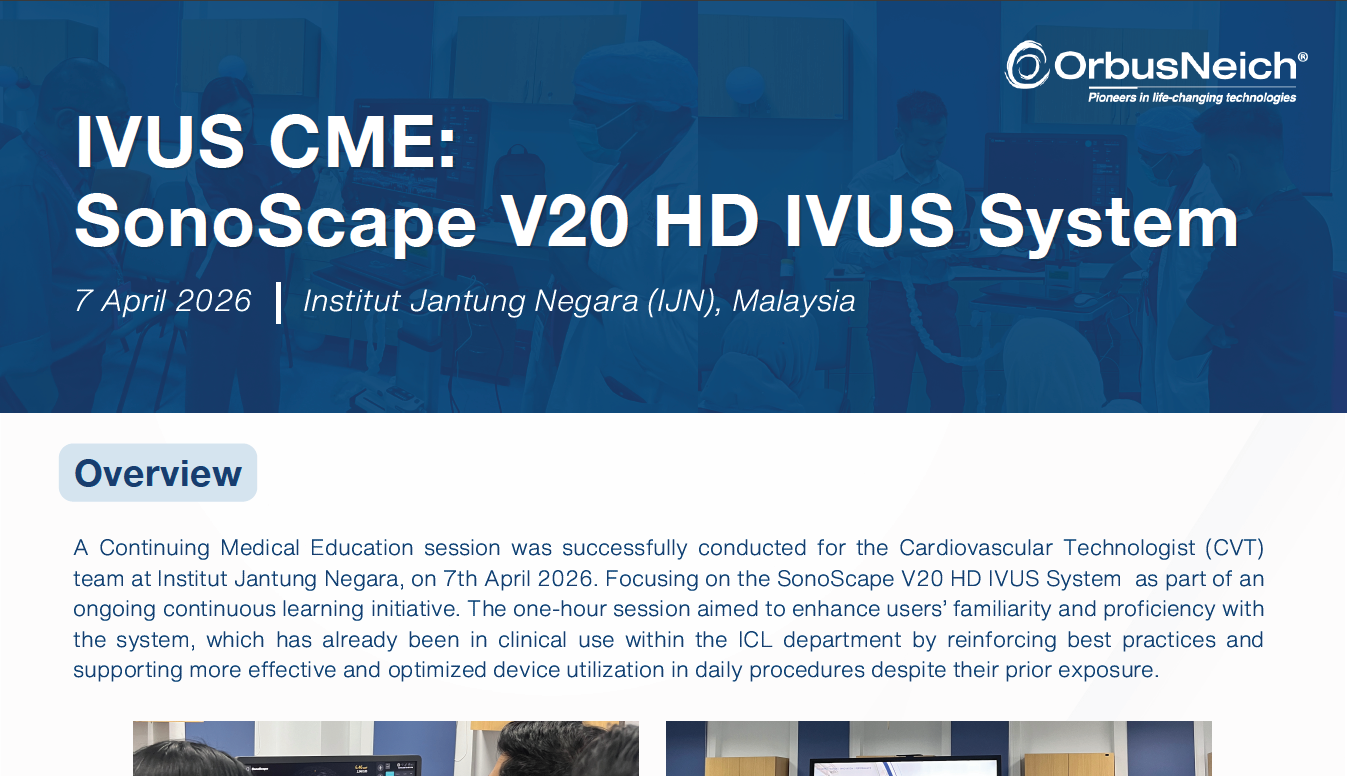 V20 HD IVUS CME